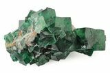 Fluorescent Green Fluorite Cluster - Rogerley Mine, England #243210-3